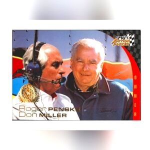 1996 Action Packed Credentials #70 Roger Penske/D.Miller OWN